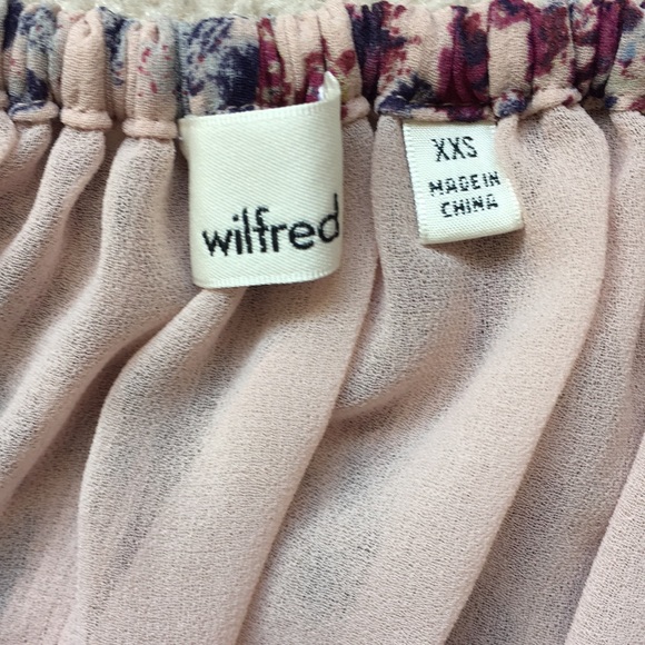 Aritzia Wilfred Chiffon Pleated Talence Blouse - Picture 5 of 8